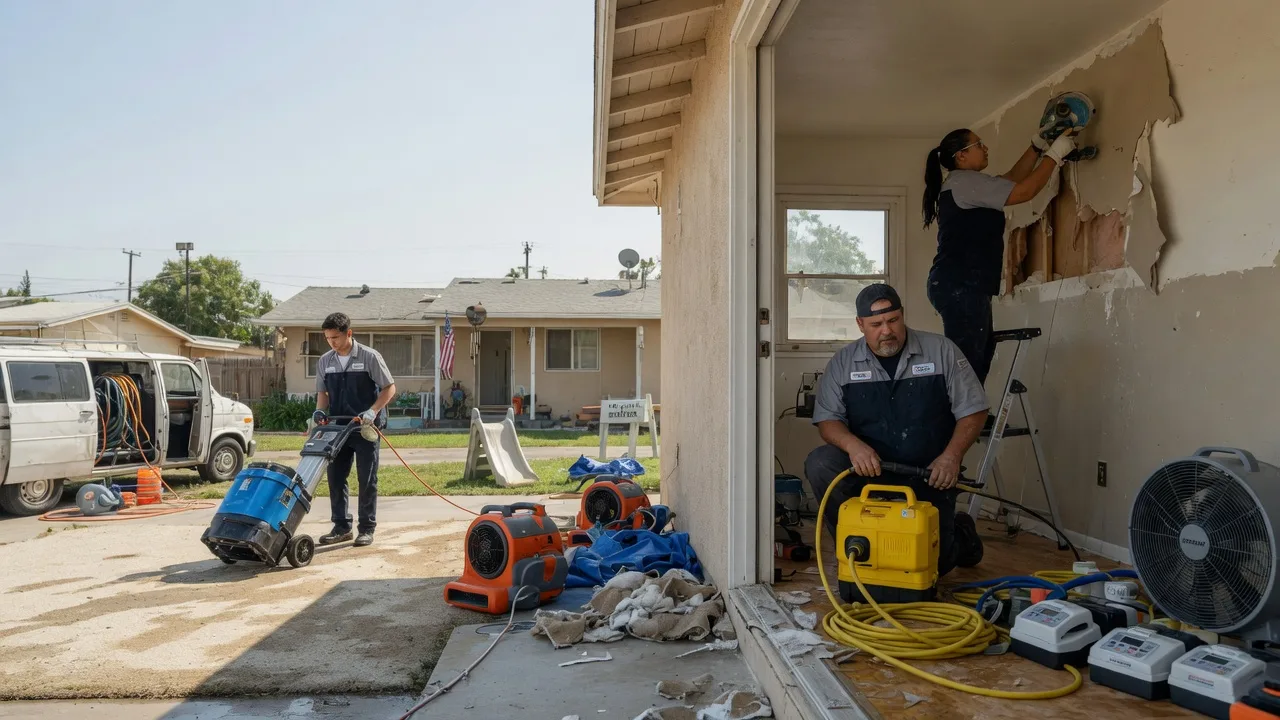 Water Damage Restoration in Purmela, TX near me